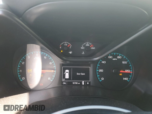 2021 GMC Canyon 2WD Elevation with VIN 1GTG5CENXM1293587, listed as a Copart auction lot 48582395 with 18,708 mi miles and Salvage title. Bid and sale history available at DreamBid. Image 9.