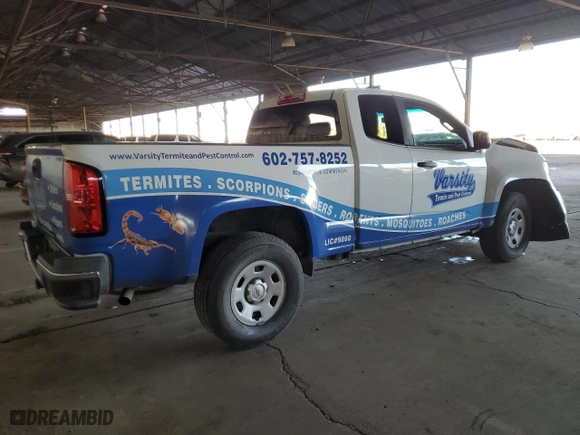 2018 Chevrolet Colorado 2WD Work Truck with VIN 1GCHSBEN6J1135945, listed as a Copart auction lot 83380684 with 153,644 mi miles and Salvage Title. Bid and sale history available at carsss.com. Image 3.