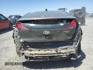 2022 Hyundai Ioniq Blue with VIN KMHC65LC7NU274788, listed as a Copart auction lot 61217164 with 75,317 mi miles and Salvage Title. Bid and sale history available at DreamBid. Image 6.