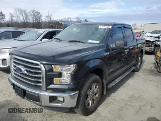 2015 Ford F-150 XL with VIN 1FTEW1CP7FFC11124, listed as a Copart auction lot 41777125 with 105,215 mi miles and Salvage title. Bid and sale history available at DreamBid. Image 1.