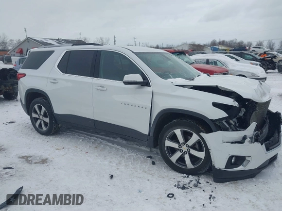 2018 Chevrolet Traverse LT Leather with VIN 1GNEVHKW8JJ134412, listed as a IAAI auction lot 41268358 with 62,616 mi miles. Bid and sale history available at carsss.com. Image 1.
