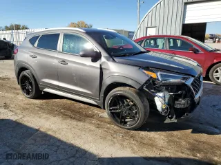 2020 Hyundai Tucson Sport with VIN KM8J33AL2LU171721, listed as a Copart auction lot 78842534 with 41,189 mi miles and Salvage Title. Bid and sale history available at carsss.com. Image 4.
