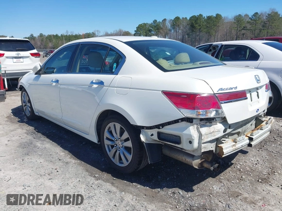 2011 Honda Accord EX-L with VIN 1HGCP3F82BA005724, listed as a IAAI auction lot 41782121 with 184,223 mi miles and . Bid and sale history available at DreamBid. Image 3.