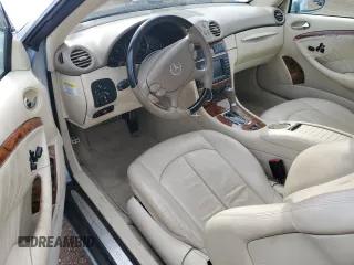 2008 Mercedes-Benz CLK 350 with VIN WDBTK56F08T094129, listed as a Copart auction lot 78360414 with 59,787 mi miles and Salvage Title. Bid and sale history available at DreamBid. Image 8.