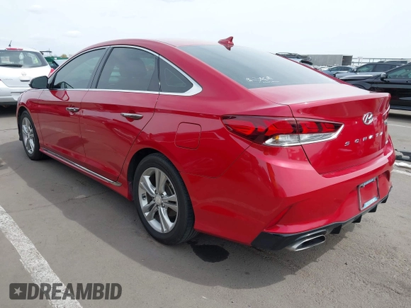 2018 Hyundai Sonata SEL with VIN 5NPE34AF4JH609393, listed as a IAAI auction lot 41915342 with 87,467 mi miles and . Bid and sale history available at DreamBid. Image 3.