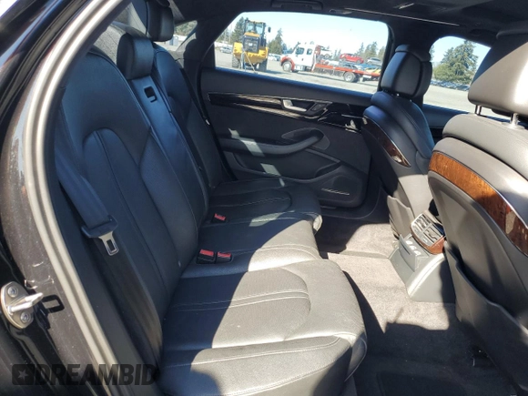 2013 Audi A8 4.0L with VIN WAUR2AFD4DN010442, listed as a Copart auction lot 47220315 with 154,058 mi miles and Clean title. Bid and sale history available at DreamBid. Image 10.
