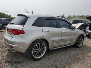 2009 Acura RDX Technology with VIN 5J8TB18549A003487, listed as a Copart auction lot 59742325 with 120,394 mi miles and Salvage title. Bid and sale history available at DreamBid. Image 3.