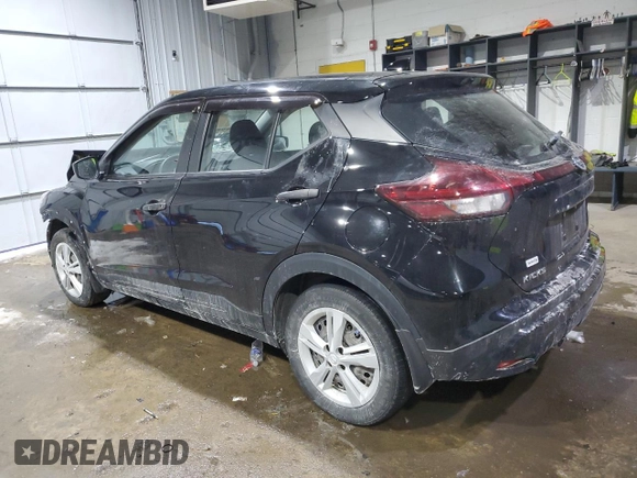 2021 Nissan Kicks S with VIN 3N1CP5BV5ML539143, listed as a Copart auction lot 45693805 with 34,537 mi miles and Salvage title. Bid and sale history available at DreamBid. Image 2.