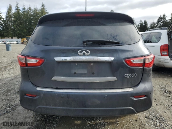 2014 Infiniti QX60 Hybrid with VIN 5N1CL0MM9EC512911, listed as a Copart auction lot 45959155 with 109,712 mi miles and Salvage Title. Bid and sale history available at carsss.com. Image 6.