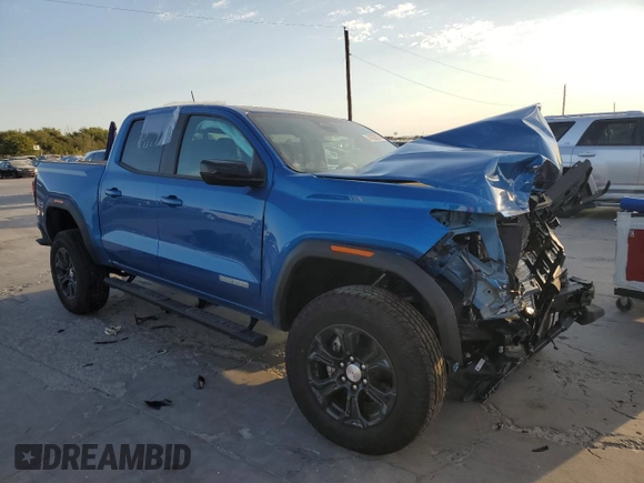 2024 GMC Canyon 2WD Elevation with VIN 1GTP5BEK4R1130716, listed as a Copart auction lot 74582874 with 1,077 mi miles and Salvage Title. Bid and sale history available at carsss.com. Image 4.