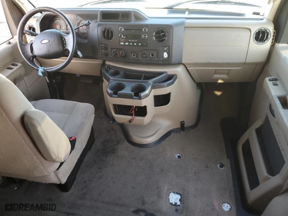 2010 Ford Econoline Wagon XL with VIN 1FBSS3BL5ADA43808, listed as a Copart auction lot 44814335 with 224,363 mi miles and Clean Title. Bid and sale history available at carsss.com. Image 8.