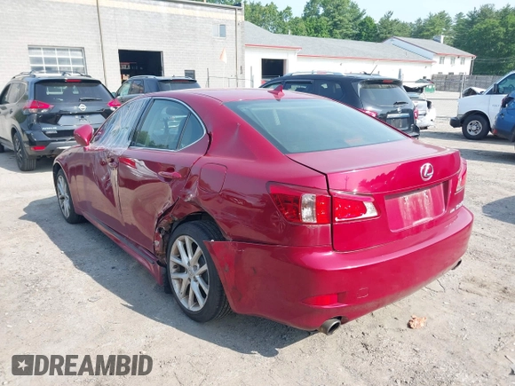 2013 Lexus IS 250 with VIN JTHCF5C28D5063750, listed as a IAAI auction lot 42464900 with 154,835 mi miles and . Bid and sale history available at DreamBid. Image 14.
