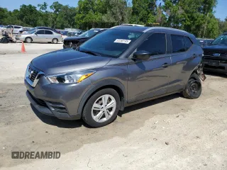 2019 Nissan Kicks S with VIN 3N1CP5CU3KL560060, listed as a Copart auction lot 52250195 with 22,764 mi miles and Non Repairable. Bid and sale history available at carsss.com. Image 1.