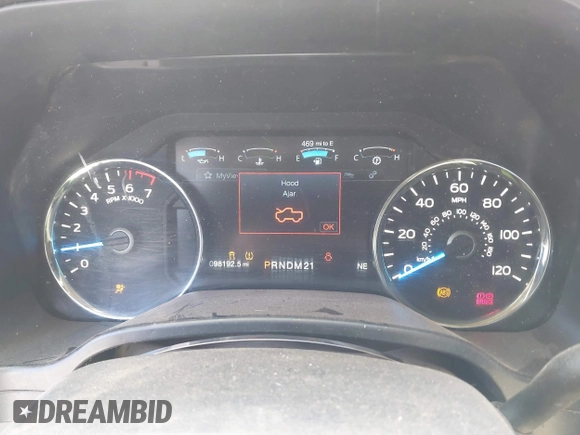2017 Ford F-150 XL with VIN 1FTEW1EF6HKE49609, listed as a IAAI auction lot 41629397 with 98,192 mi miles. Bid and sale history available at carsss.com. Image 7.