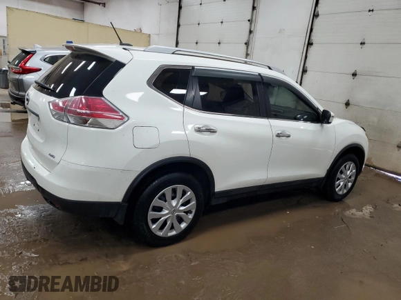 2016 Nissan Rogue SL with VIN 5N1AT2MV5GC804408, listed as a Copart auction lot 45034615 with 144,767 mi miles and Clean Title. Bid and sale history available at DreamBid. Image 3.
