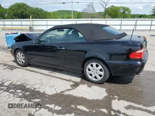 2003 Mercedes-Benz CLK 320 with VIN WDBLK65G43T140926, listed as a Copart auction lot 54426345 with 65,221 mi miles and Salvage Title. Bid and sale history available at DreamBid. Image 2.