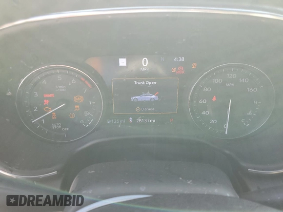 2020 Cadillac CT5 Premium Luxury with VIN 1G6DT5RK5L0112892, listed as a Copart auction lot 68241574 with 28,137 mi miles and Salvage Title. Bid and sale history available at DreamBid. Image 9.
