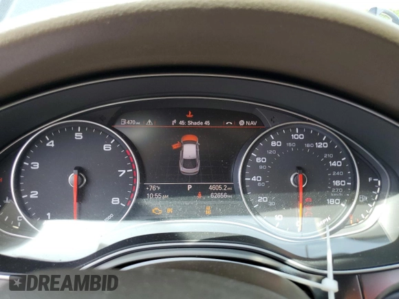 2014 Audi A7 Prestige с VIN WAU2GAFC9EN142382, выставлен на аукционе Copart как лот 56214755 с пробегом 62 656 миль миль и Списание • Salvage title. История ставок и продаж доступна на DreamBid. Изображение 9.