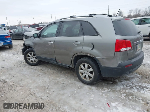 2011 Kia Sorento LX with VIN 5XYKTDA19BG181580, listed as a IAAI auction lot 41386803 with 148,973 mi miles. Bid and sale history available at carsss.com. Image 3.