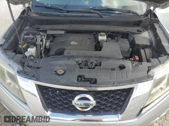2013 Nissan Pathfinder SV with VIN 5N1AR2MN3DC689138, listed as a Copart auction lot 54516465 with 123,397 mi miles and Clean Title. Bid and sale history available at carsss.com. Image 12.