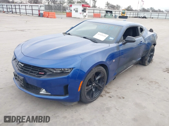 2019 Chevrolet Camaro 1LT with VIN 1G1FB1RS9K0159416, listed as a IAAI auction lot 41322121 with 1 mi miles. Bid and sale history available at carsss.com. Image 2.