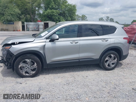 2023 Hyundai Santa Fe SEL with VIN 5NMS24AJ3PH547727, listed as a IAAI auction lot 42120303 with 51,669 mi miles. Bid and sale history available at carsss.com. Image 15.