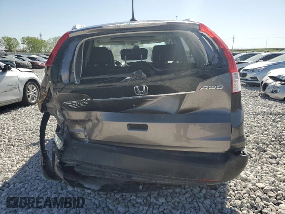 2012 Honda CR-V EX-L с VIN 5J6RM4H76CL080308, выставлен на аукционе Copart как лот 46250675 с пробегом 236 015 миль миль и Списание • Salvage title. История ставок и продаж доступна на DreamBid. Изображение 6.