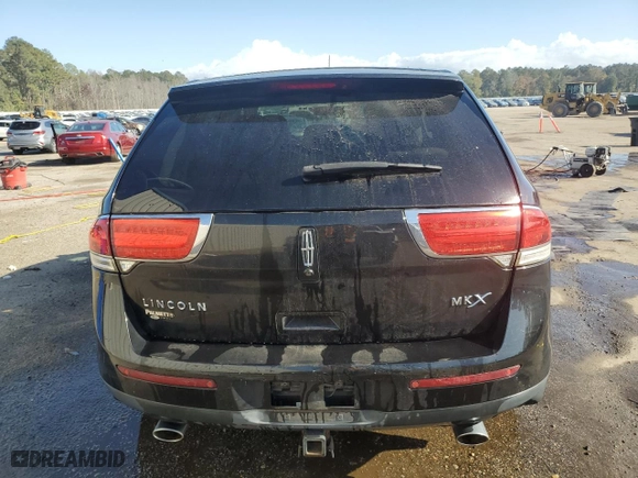 2011 Lincoln MKX with VIN 2LMDJ6JKXBBJ25770, listed as a Copart auction lot 78032624 with 193,511 mi miles and Salvage Title. Bid and sale history available at carsss.com. Image 6.