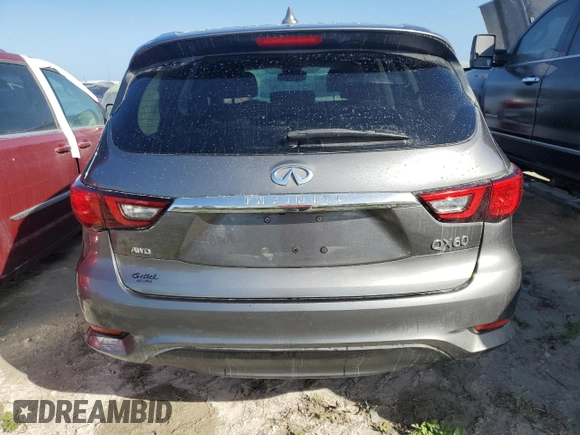 2019 Infiniti QX60 Luxe z VIN 5N1DL0MM2KC519862, wystawiony jako Copart lot #75519754 z przebiegiem Nie podano mil oraz Nie do naprawy • Non repairable. Historia ofert i sprzedaży dostępna na DreamBid. Obrazek 6.