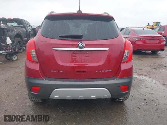 2015 Buick Encore with VIN KL4CJASB3FB257465, listed as a IAAI auction lot 41545803 with 65,881 mi miles and . Bid and sale history available at DreamBid. Image 16.