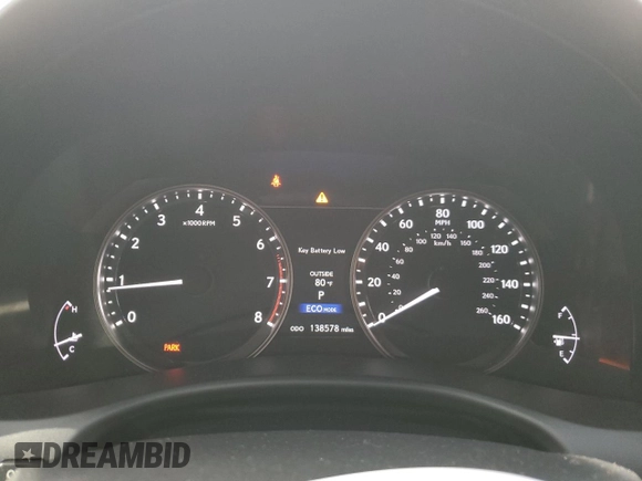 2014 Lexus GS 350 с VIN JTHBE1BL6E5032578, выставлен на аукционе Copart как лот 57596955 с пробегом 138 578 миль миль и Списание • Salvage title. История ставок и продаж доступна на DreamBid. Изображение 9.