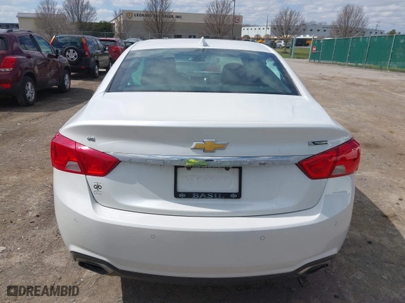 2018 Chevrolet Impala Premier with VIN 2G1125S35J9123960, listed as a IAAI auction lot 41971618 with 82,823 mi miles. Bid and sale history available at carsss.com. Image 16.