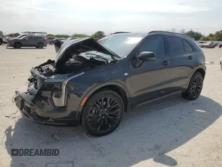2024 Cadillac XT4 FWD Sport with VIN 1GYFZER42RF171372, listed as a Copart auction lot 76884714 with Not provided miles and Salvage title. Bid and sale history available at DreamBid. Image 1.