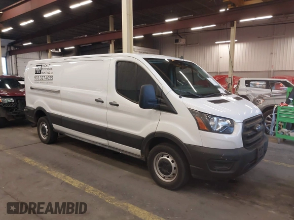 2020 Ford Transit Cargo with VIN 1FTBR1Y81LKA74678, listed as a IAAI auction lot 41173381 with 39,137 mi miles and . Bid and sale history available at DreamBid. Image 1.