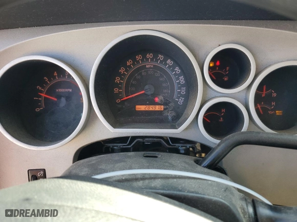 2007 Toyota Tundra SR5 with VIN 5TFRU54137X005013, listed as a Copart auction lot 48638355 with 284,916 mi miles and Clean Title. Bid and sale history available at carsss.com. Image 9.
