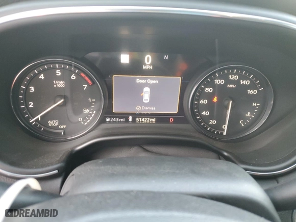 2020 Cadillac CT5 Premium Luxury with VIN 1G6DN5RK1L0138173, listed as a Copart auction lot 44719325 with 51,422 mi miles and Salvage Title. Bid and sale history available at carsss.com. Image 9.