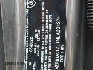 2022 Lamborghini Urus z VIN ZPBUA1ZL1NLA20127, wystawiony jako Copart lot #67639304 z przebiegiem 4918 mil mil oraz Szkody całkowita. Historia ofert i sprzedaży dostępna na DreamBid. Obrazek 15.