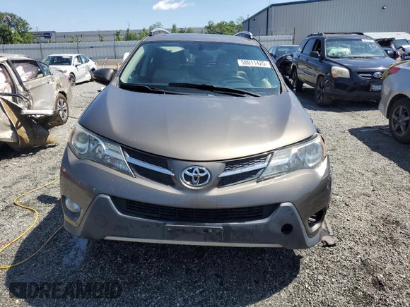 2013 Toyota RAV4 XLE with VIN 2T3RFREV6DW125021, listed as a Copart auction lot 58011425 with 167,139 mi miles and Salvage title. Bid and sale history available at DreamBid. Image 5.