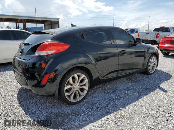 2013 Hyundai Veloster w/Gray Int with VIN KMHTC6AD0DU146529, listed as a Copart auction lot 62612425 with 128,554 mi miles and Clean title. Bid and sale history available at DreamBid. Image 3.