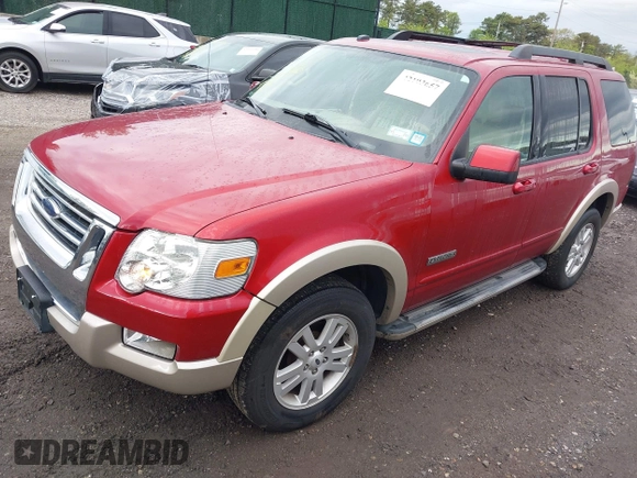 2008 Ford Explorer Eddie Bauer with VIN 1FMEU74E38UA29713, listed as a IAAI auction lot 42193657 with 109,966 mi miles. Bid and sale history available at carsss.com. Image 2.