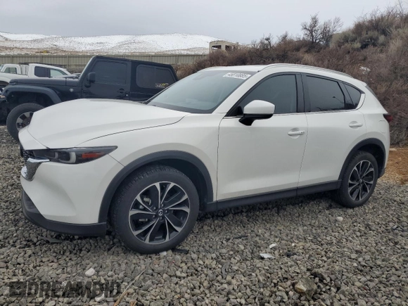 2023 Mazda CX-5 2.5 S Premium Plus Package with VIN JM3KFBEM9P0138541, listed as a Copart auction lot 45810885 with 12,881 mi miles and Salvage Title. Bid and sale history available at carsss.com. Image 1.