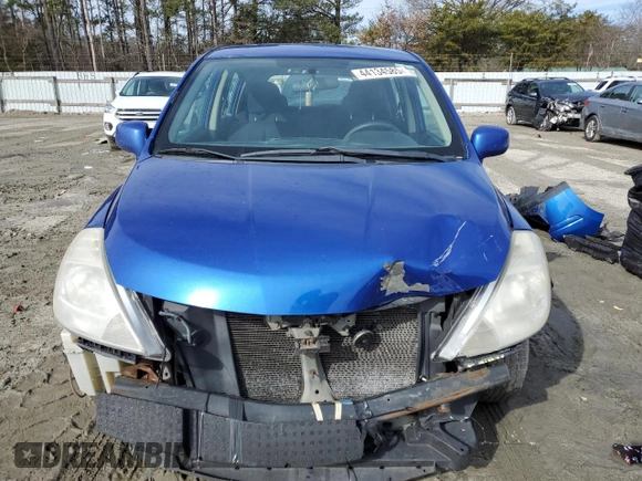 2009 Nissan Versa 1.8 SL with VIN 3N1BC13E49L469544, listed as a Copart auction lot 44134585 with 185,329 mi miles and Salvage Title. Bid and sale history available at carsss.com. Image 5.