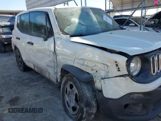 2017 Jeep Renegade Sport with VIN ZACCJAAB0HPG16772, listed as a IAAI auction lot 41468334 with 125,192 mi miles and . Bid and sale history available at DreamBid. Image 6.
