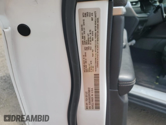 2023 Jeep Grand Cherokee Limited with VIN 1C4RJKBG3P8768612, listed as a Copart auction lot 62857145 with 23,303 mi miles and Salvage title. Bid and sale history available at DreamBid. Image 13.