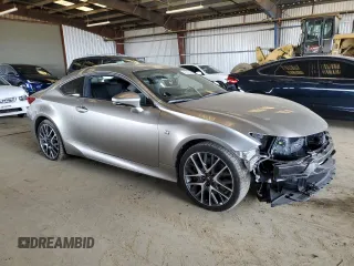 2016 Lexus RC 350 with VIN JTHHE5BC7G5014207, listed as a Copart auction lot 49516645 with 0 mi miles and Salvage Title. Bid and sale history available at carsss.com. Image 4.