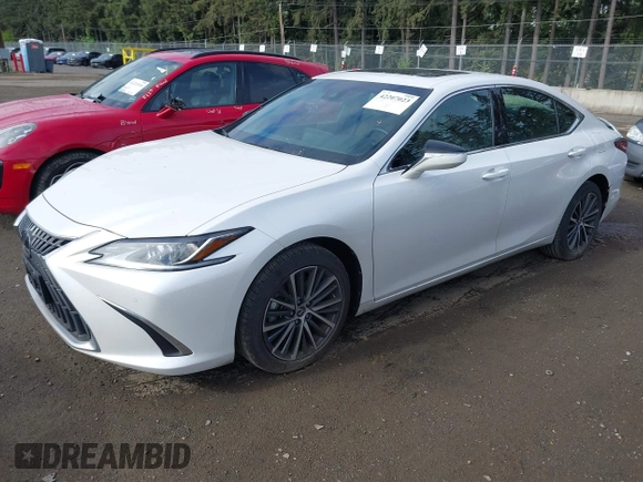 2024 Lexus ES 250 with VIN 58AD11D17RU012342, listed as a IAAI auction lot 42207023 with 12,930 mi miles and . Bid and sale history available at DreamBid. Image 2.