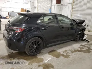 2021 Toyota Corolla Hatchback SE with VIN JTND4MBE9M3122359, listed as a Copart auction lot 77909354 with 53,805 mi miles and Salvage Title. Bid and sale history available at carsss.com. Image 3.