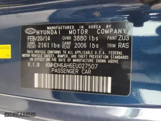 2014 Hyundai Elantra Coupe with VIN KMHDH6AH6EU027507, listed as a Copart auction lot 72250074 with 156,343 mi miles and Clean Title. Bid and sale history available at carsss.com. Image 12.