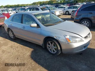 2005 Honda Accord EX-L z VIN 1HGCM568X5A039127, wystawiony jako IAAI lot #42305000 z przebiegiem Nie podano mil oraz . Historia ofert i sprzedaży dostępna na DreamBid. Obrazek 1.