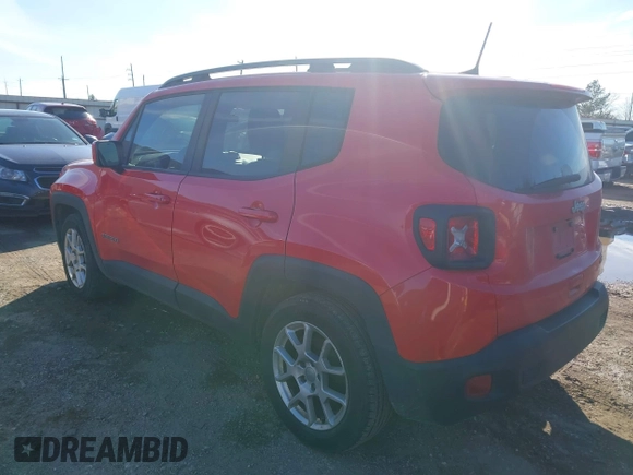 2019 Jeep Renegade Latitude with VIN ZACNJABB7KPK70313, listed as a IAAI auction lot 41308774 with 108,542 mi miles and . Bid and sale history available at DreamBid. Image 3.
